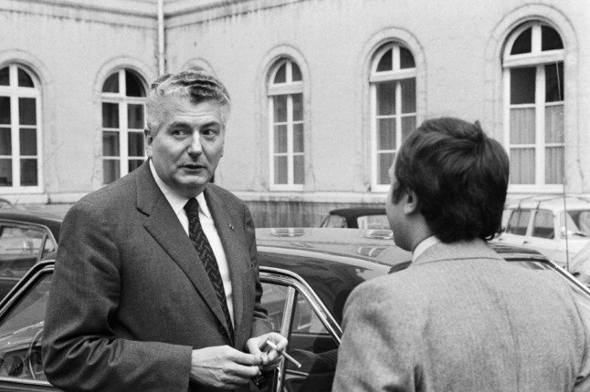 Hubert Germain photographié en 1972 à Paris pendant son mandat de député. Photo : AFP