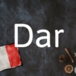 Le mot français du jour : Dar