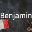 Mot français du jour : Benjamin