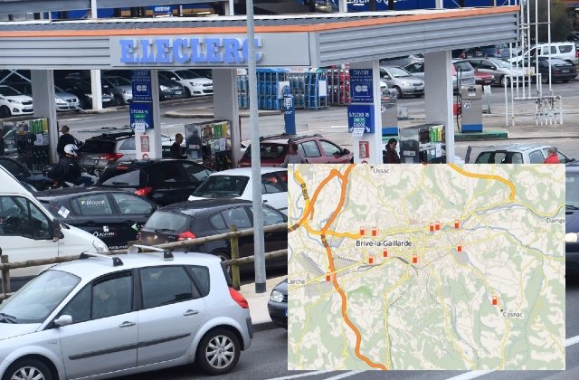 MAP : Comment éviter de payer trop cher le carburant lorsque vous conduisez en France.